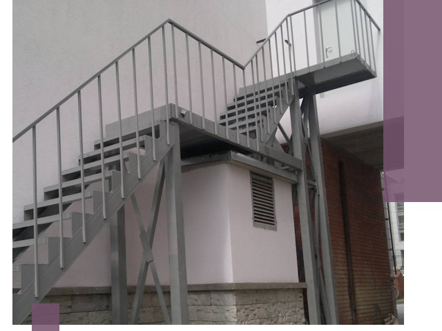 Монтаж пожарных лестниц под ключ в Евпатории с гарантией качества