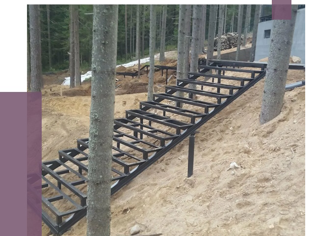 Монтаж металлических лестниц в Евпатории от 13956 руб. 