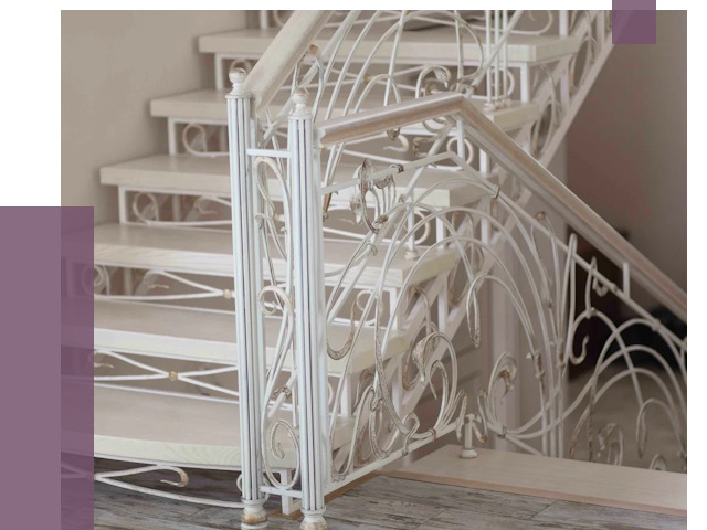 Изготовление кованых лестниц на заказ в Евпатории от 89531 руб. | ПРОЛЁТ-Евп