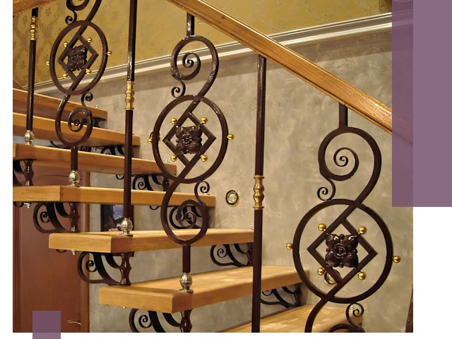 Изготовление кованых лестниц под ключ в Евпатории