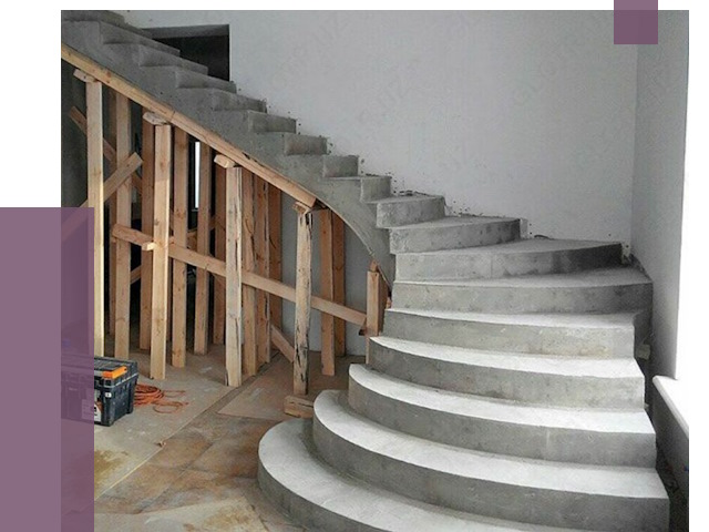Изготовление бетонных лестниц под ключ в Евпатории от 20539 руб. | ПРОЛЁТ-Евп