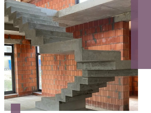 Изготовление бетонных лестниц под ключ в Евпатории