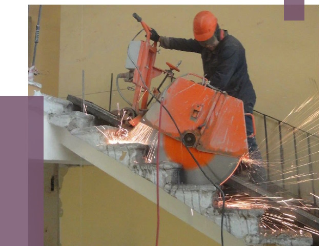 Демонтаж бетонных лестниц в Евпатории от 4740 руб. за м2 | ПРОЛЁТ-Евп