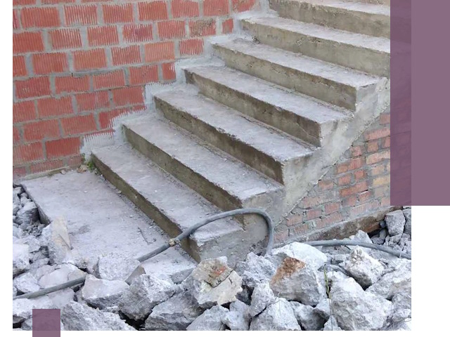 Демонтаж бетонных лестниц в Евпатории: быстро и безопасно