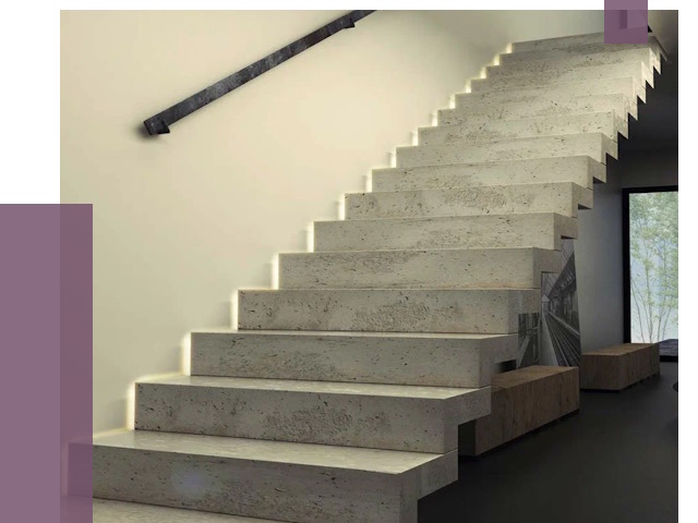 Облицовка бетонных лестниц в Евпатории от 4740 руб/м2 