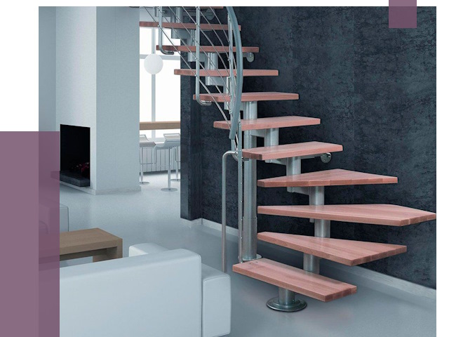 Модульные лестницы в Евпатории от 17379 руб. — купить в ПРОЛЁТ-Евп