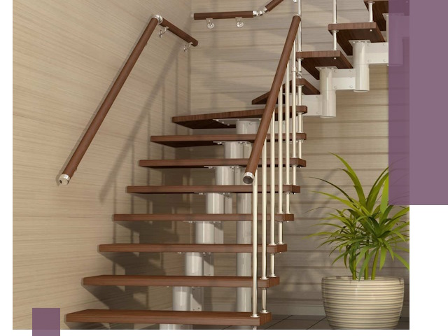 Изготовление модульных лестниц под ключ в Евпатории