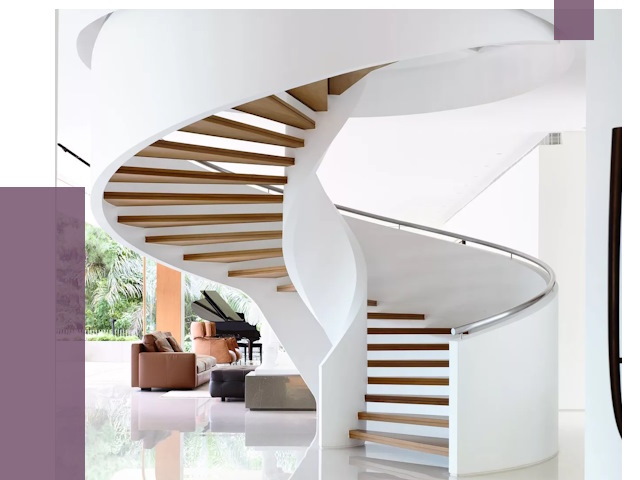 Винтовые лестницы в Евпатории под ключ от 50032 руб. | ПРОЛЁТ-Евп