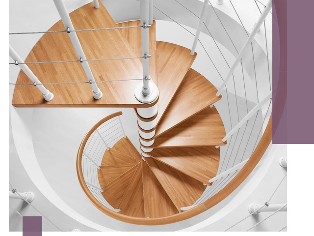 Изготовление винтовых лестниц под ключ в Евпатории