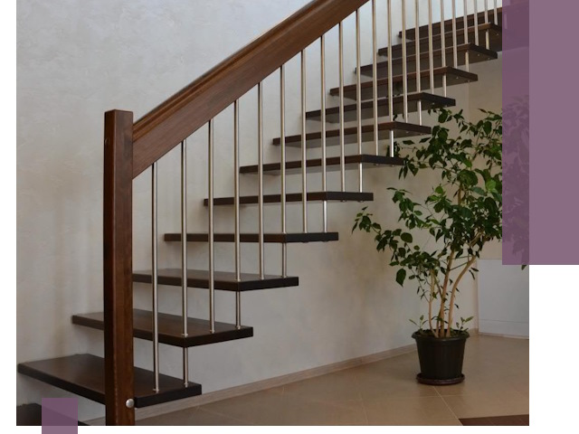 Лестницы на больцах под ключ в Евпатории – изготовление и монтаж