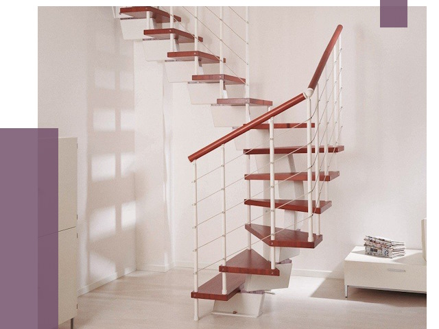 Изготовление лестниц на больцах в Евпатории от 10006 руб. | ПРОЛЁТ-Евп