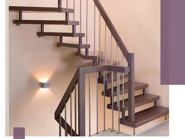 Изготовление лестниц на больцах в Евпатории под ключ