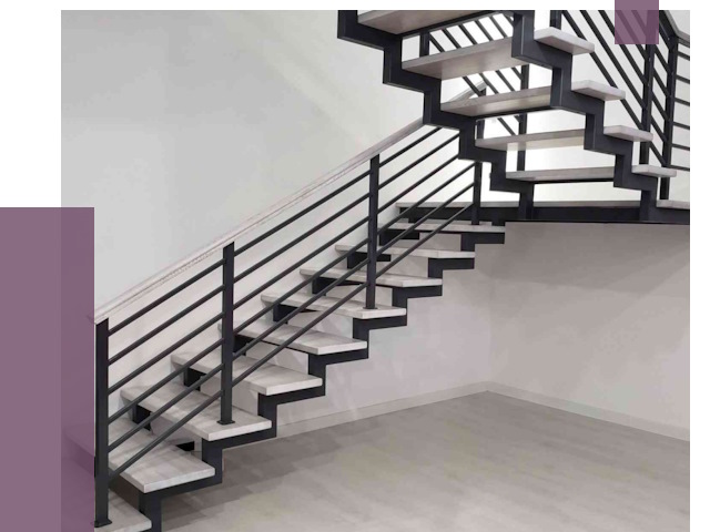 Лестницы на металлокаркасе под ключ в Евпатории от 13166 руб. | ПРОЛЁТ-Евп