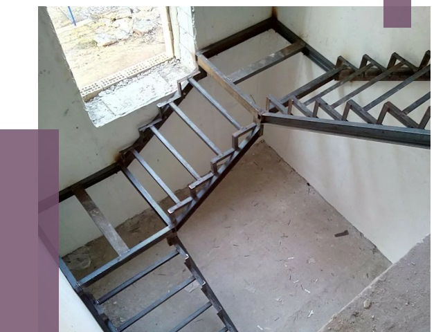 Монтаж лестниц на металлокаркасе в Евпатории от 13166 руб. — ПРОЛЁТ-Евп