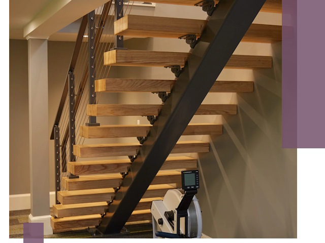 Лестницы на монокосоурах под ключ в Евпатории - изготовление и монтаж