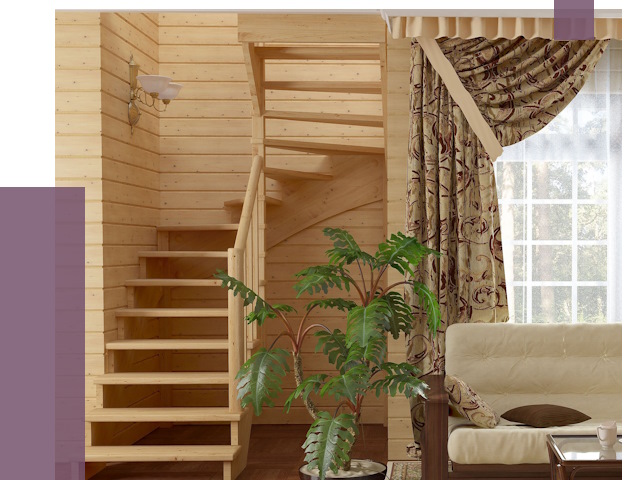 Лестницы для дачи в Евпатории от 78208 руб.  | ПРОЛЁТ-Евп