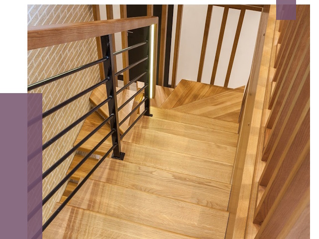 Лестницы из ясеня в Евпатории под ключ от 10322 руб. 