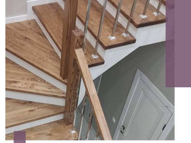 Обшивка металлических лестниц под ключ в Евпатории