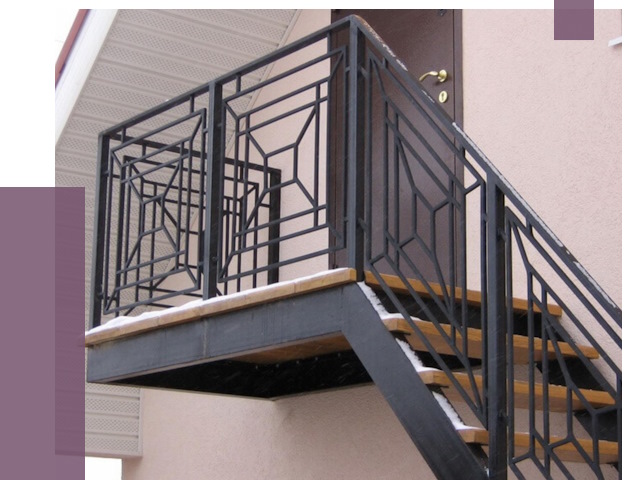 Металлические перила в Евпатории от 4424 руб.  | ПРОЛЁТ-Евп