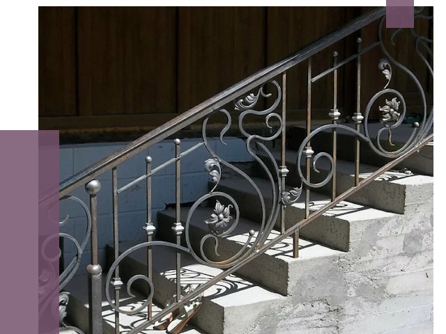 Кованые перила в Евпатории от 8953 руб. под ключ — качество от ПРОЛЁТ-Евп