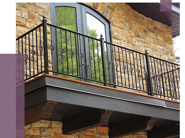 Балконные ограждения в Евпатории от 8268 руб. — купить | ПРОЛЁТ-Евп