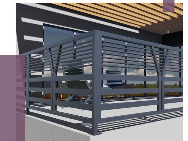 Изготовление балконных ограждений в Евпатории от 11060 руб. | ПРОЛЁТ-Евп