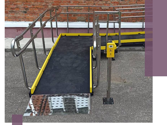 Изготовление наклонных пандусов для инвалидов в Евпатории