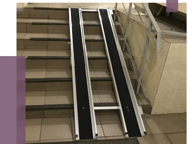 Установка пандуса в подъезд в Евпатории от 8216 руб. под ключ | ПРОЛЁТ-Евп