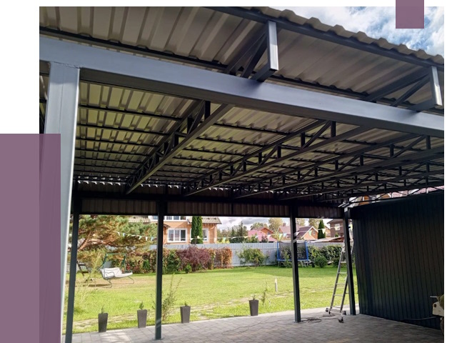 Монтаж навесов в Евпатории от 7584 руб. — установка навеса | ПРОЛЁТ-Евп