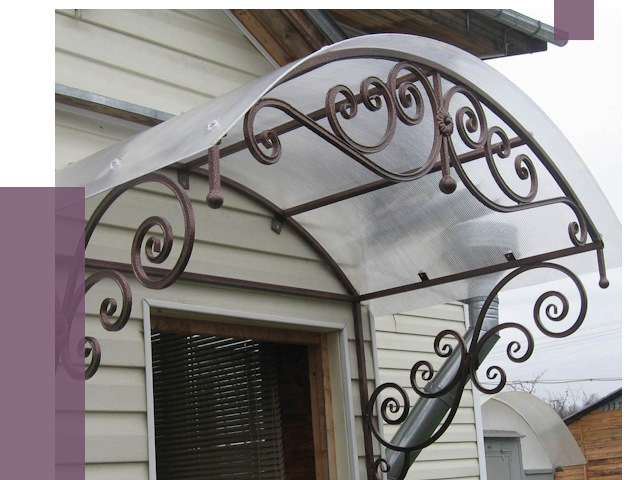 Изготовление козырьков в Евпатории от 7584 руб. — заказать | ПРОЛЁТ-Евп