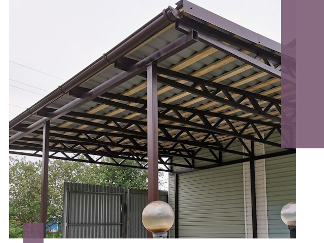 Навесы под ключ в Евпатории: изготовление, монтаж и гарантия