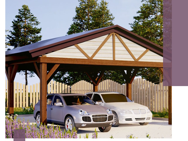 Навесы для автомобиля в Евпатории — изготовление и монтаж