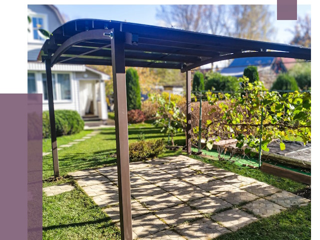 Навесы для дачи в Евпатории от 13114 руб. под ключ — ПРОЛЁТ-Евп