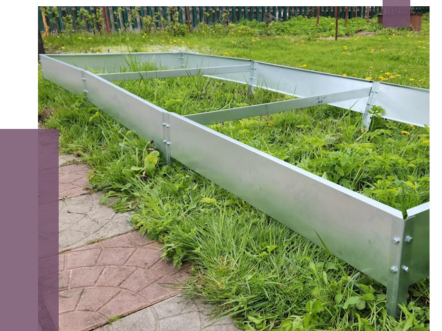 Металлические бордюры для грядок в Евпатории от 1843 руб. 