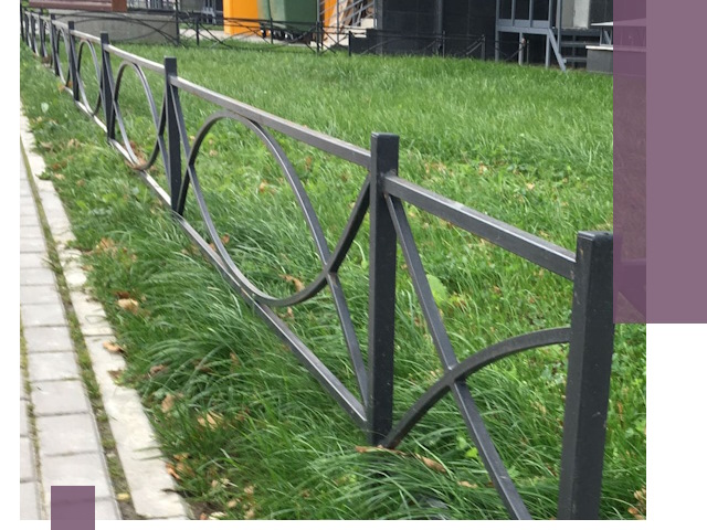 Газонные ограждения из металла в Евпатории — монтаж и продажа