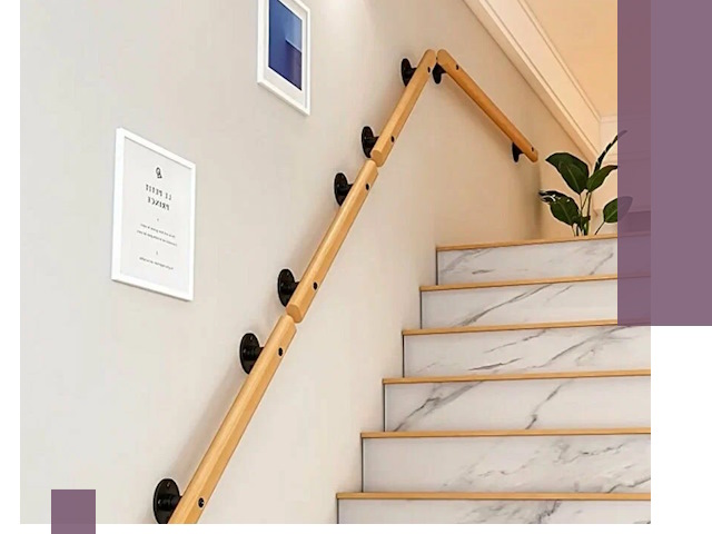 Поручни металлические и деревянные под ключ в Евпатории