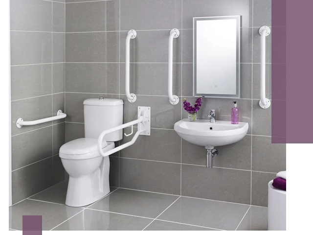 Поручни для санузлов в Евпатории: установка, ремонт и монтаж